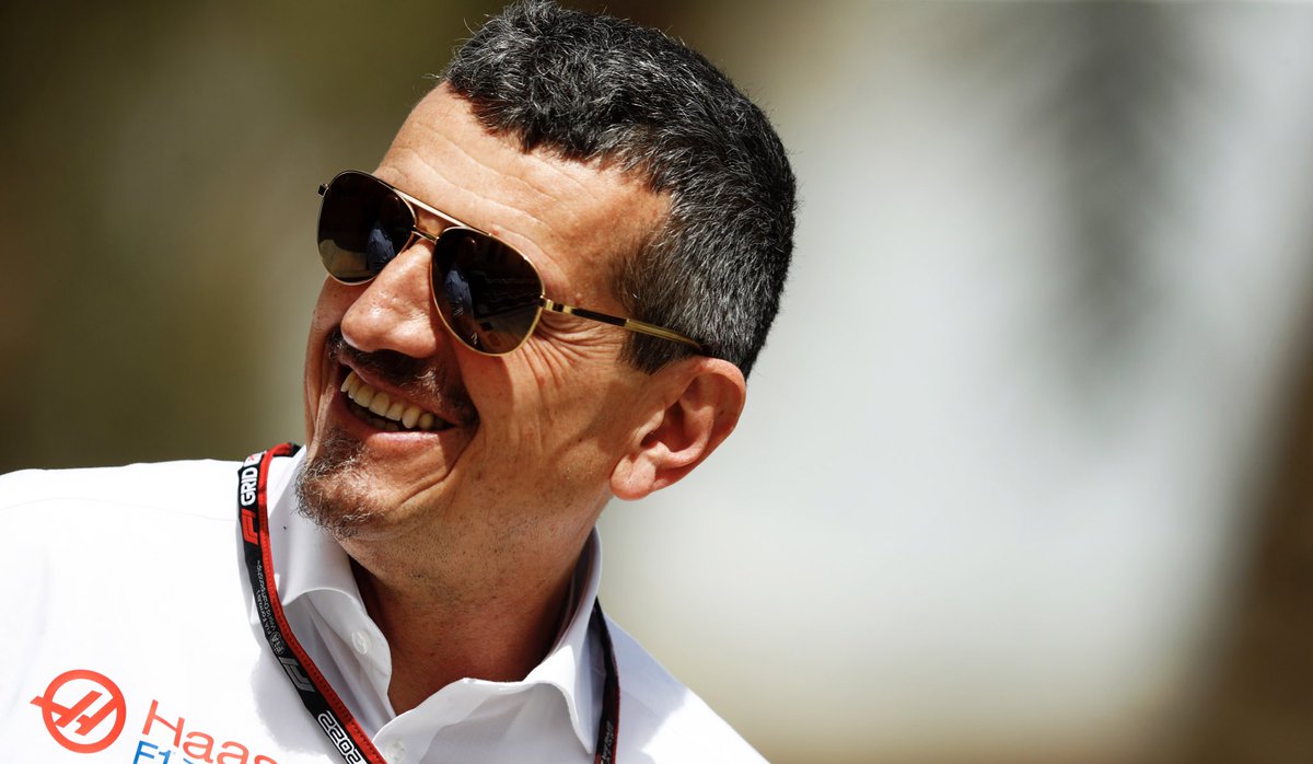 HaasF1Team's tweet photo. The DON of the paddock 😎

Nobody quite pulls the aviators look off like Guenther does! 

#HaasF1 https://t.co/kl84mKzRrj