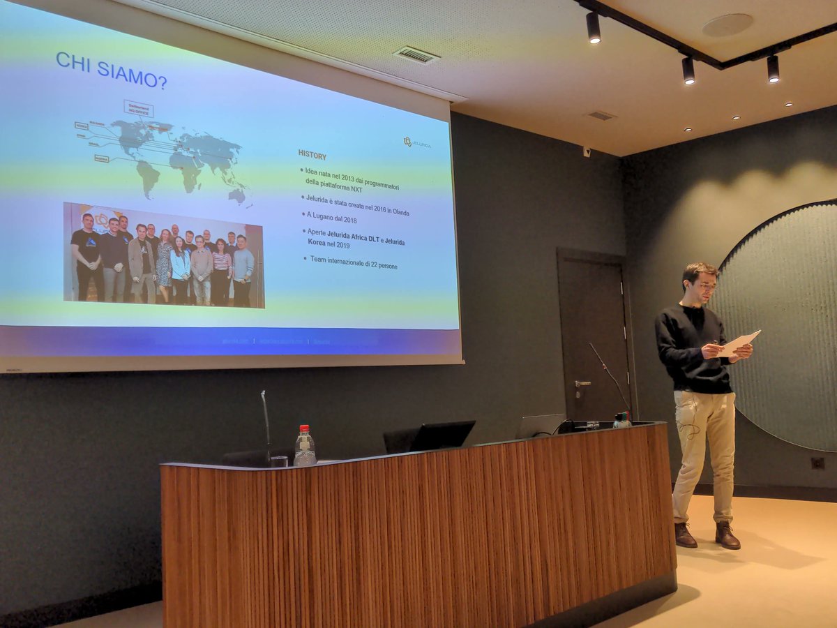 Jelurida's tweet photo. #Jelurida took part at the #TBTA 2022 Think Tank as Gold Member! 🔥
During yesterday’s event, new partners have been presented and hot topics were discussed with the City of Lugano, such as the future of payments and the common challenges to make Lugano the next #blockchain hub! https://t.co/pZknsjlid9