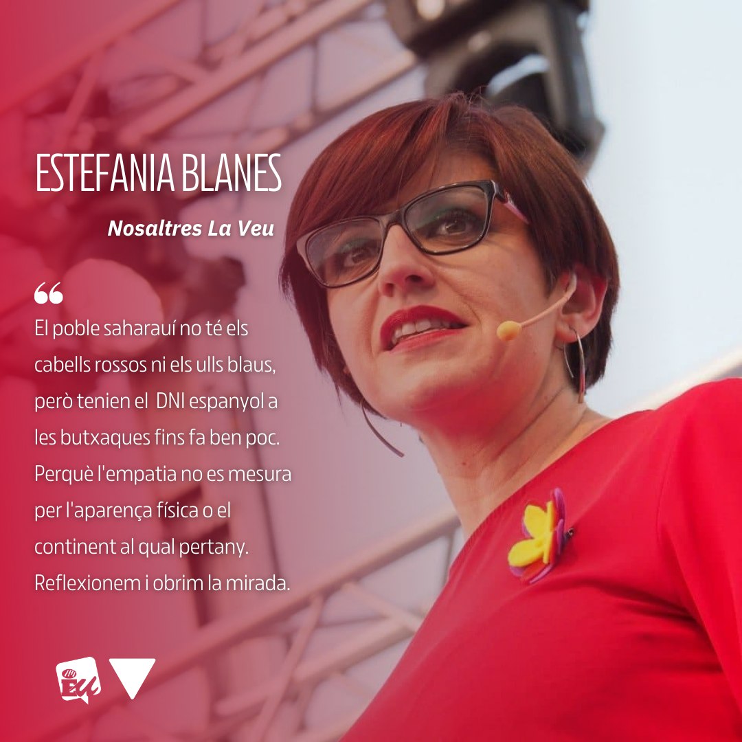 esquerraunida's tweet photo. Bon dissabte! 👋

📰 @nosaltreslaveu publica hui un article d' @eblanesEU, per l'autodeterminació del poble sahrauí 🇪🇭

"FINS A LA VICTÒRIA FINAL"

Vols saber més?

Llig l'article! 👇

https://t.co/vm2LrYPRIo https://t.co/e5g6JgqteN