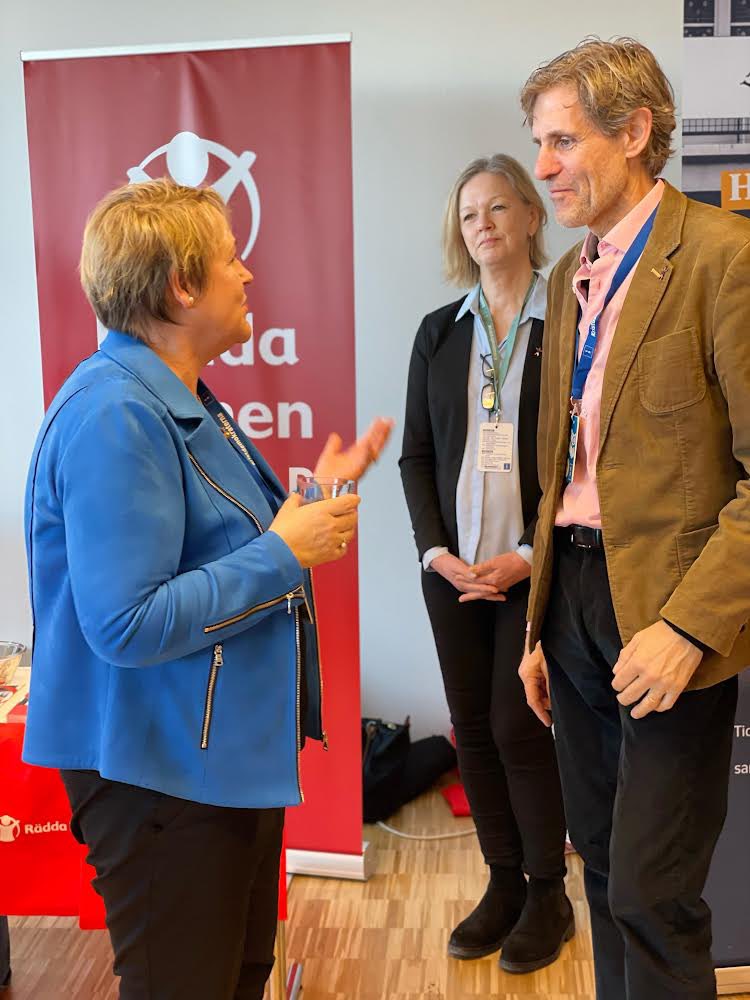 Bra och viktiga samtal om #barnrätt utifrån ett internationellt perspektiv med Gudrun Brunegård och välfärdsfrågor med Desirée Pethrus Tack för alla viktiga samtal under #kd-dagarna!