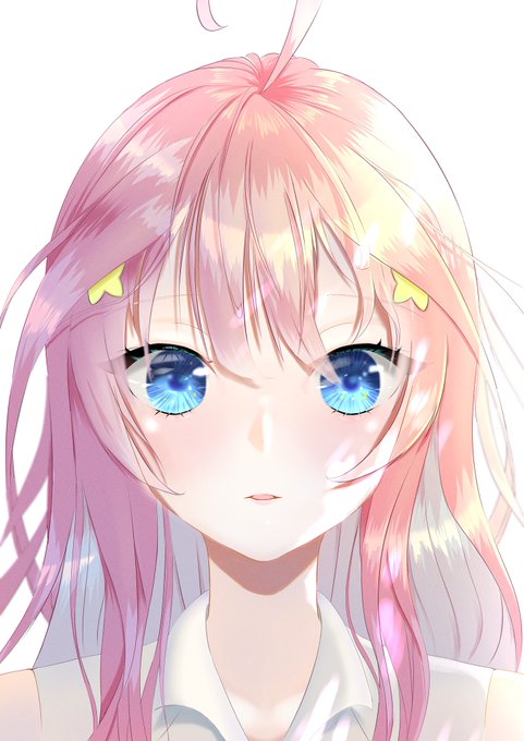 甘党さんがTwitterに投稿した中野五月(五等分の花嫁)のイラスト。