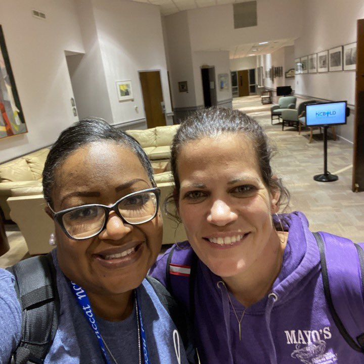 TechnicallyToya's tweet image. Oh nothing. Just hanging out at #ncbold22 with a few cool people. #digitalteachingandlearning #edtech