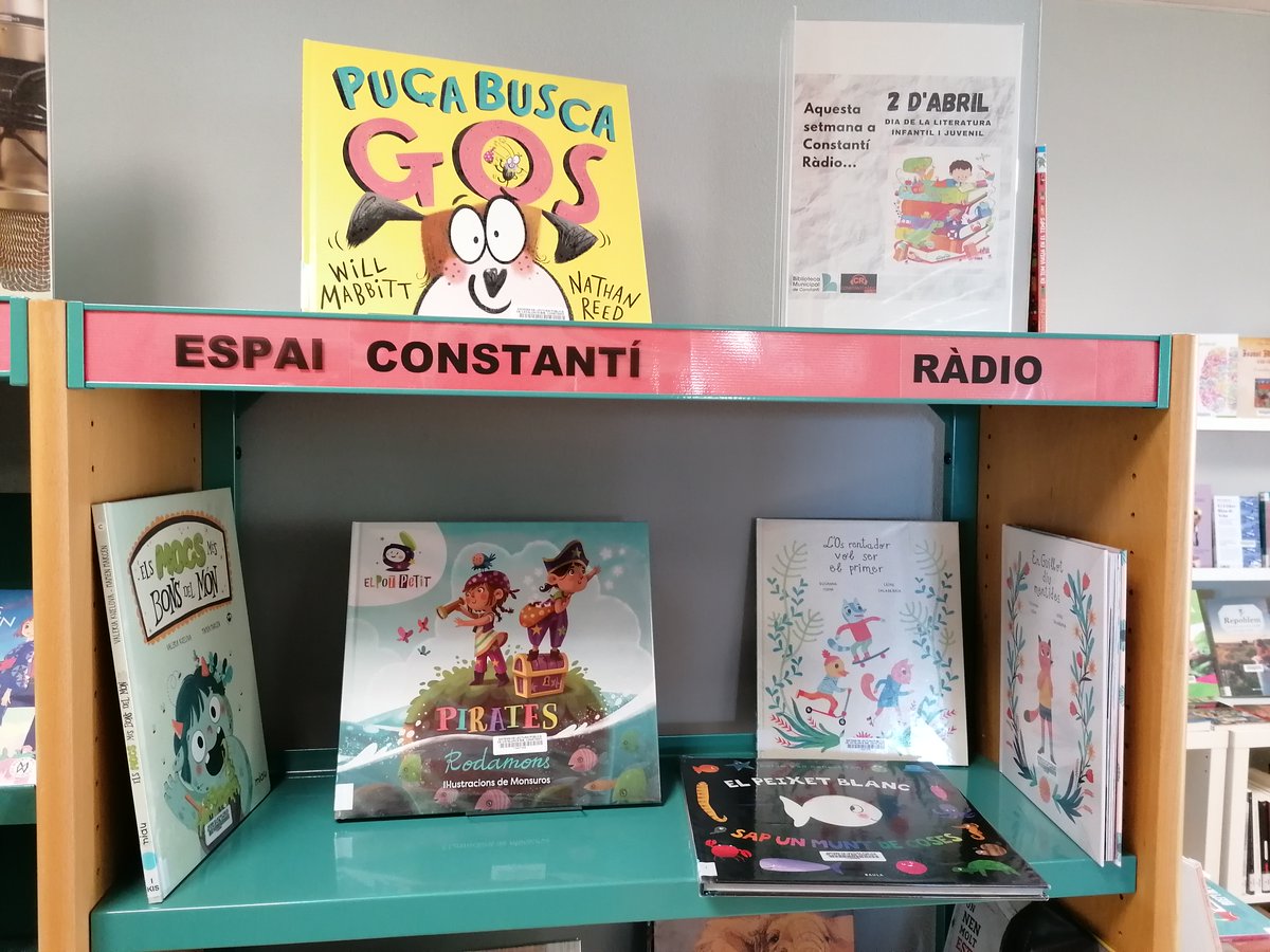 biblioconstanti's tweet photo. Avui és el #DiaMundialLlibreInfantil i ho celebrem al nostre espai setmanal a Constantí #Ràdio amb algunes de les novetats infantils més 😍 de la biblio!
El nostre👂⬇️
https://t.co/BXLWStHuzv
#bibliotequestgn #quèfemalesbiblios #fembiblioteca #femcultura #femconstantí #DILIJ https://t.co/1UxD3lQSK7