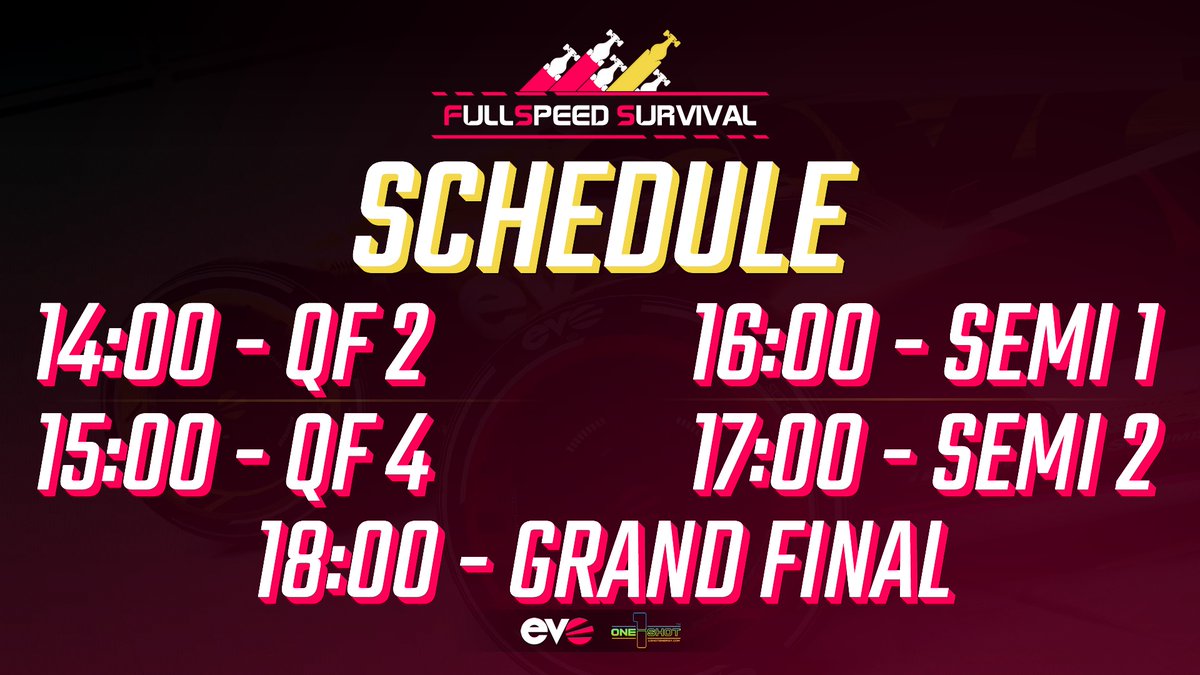 EvoTM's tweet image. Evo Fullspeed Survival sponsored by @1shotenergy Grand Finals Day 2 is live! @Chris92_de, @BLikeBrooks and @AlsoColeman are your commentators for the day over at twitch.tv/EvoTrackmania
#EFS #FSISALIVE