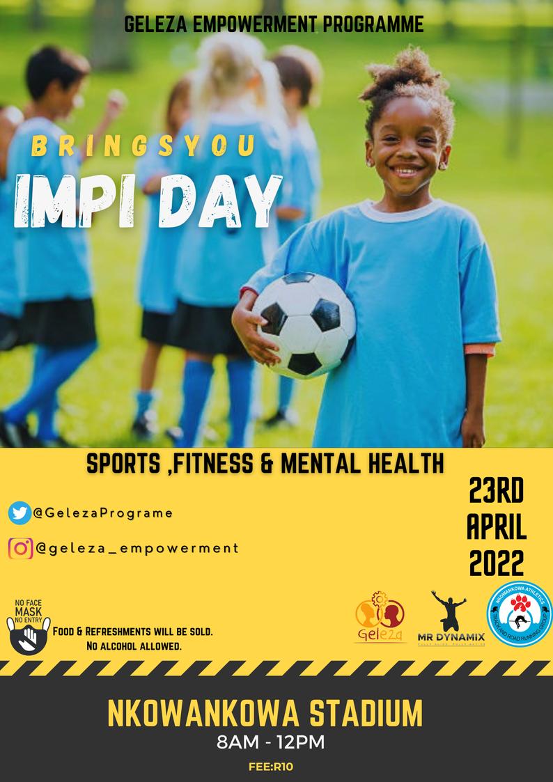 GelezaProgramme's tweet image. Sat 23rd of April 2022 we at Nkowankowa stadium.
Spread the word & be a part of our journey as we shape our future.
#GELEZA
#THEFUTUREISINYOURHANDS
#ImpiDay22
