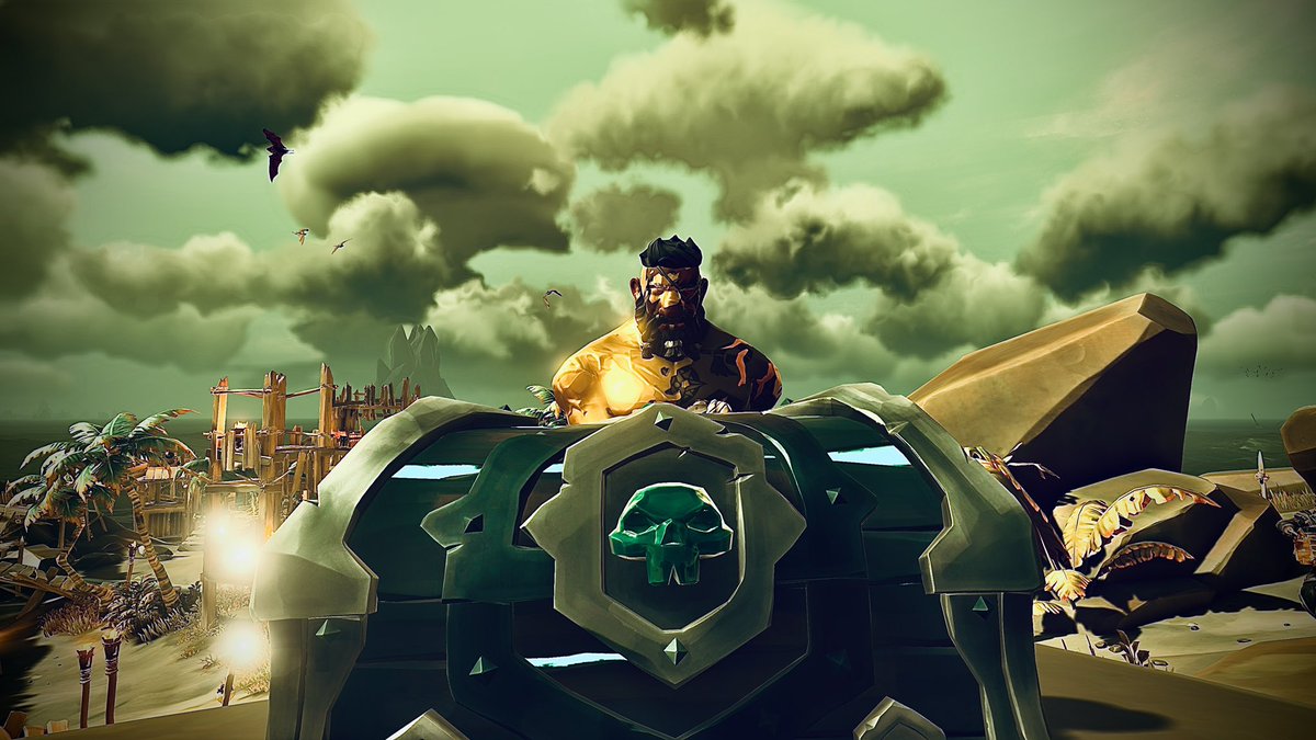 I_Mac11_I's tweet photo. How I was hoping to look after finding the #GoldPatch in @beyondnrg collectors editions #AthenaColada for @SeaOfThieves… but I didn’t! #Athena #ChestOfLegends #SoTShot #BeMorePirate #SoT #SeaOfThieves #BeyondNRG https://t.co/dMte9b5XOr