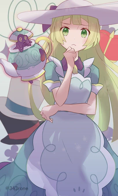 ポケマス謎解きお茶会リーリエちゃん🔍️❓️☕️ 