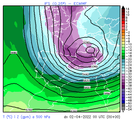 meteocat's tweet photo. Rècords de temperatura mínima d'abril mesurats aquesta nit pel radiosondatge de Barcelona (24 anys de dades):

-2,7 ºC a 850 hPa (1.500 m)
(-2,3 ºC el 10/04/2005)

-15,5 ºC a 700 hPa (3.000 m)
(-14,3 ºC el 09/04/2005)

-35,5 ºC a 500 hPa (5.500 m)
(-32,7 ºC el 17/04/2021) https://t.co/l4mOzS8Um8