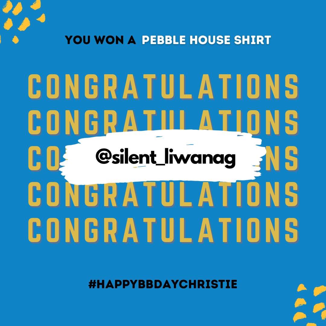 TinatangiGhorls's tweet photo. Congratulations to our #HappyBBDAYChristie Giveaway Winners!
@silent_liwanag
@arteuuu
@heheh_heheeee
Please wait for our DM to get details on how to claim your prize!
Thank you to all the participants and to our Bday Ghorl @bb_theKnight !!π₯³ππ https://t.co/5QroAjgIwO