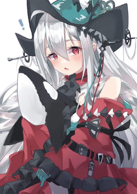 スカジにはシャチのぬいぐるみを持たせよ

#アークナイツ #斯卡蒂 