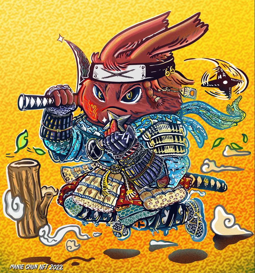 ChunManie's tweet photo. Run! Hellie Run!
NEW ! No.#080
Ninja Drop!!β
Available now on @opensea
Check out here :
https://t.co/MOEzBlsuix
#NFTs #opensea #HellieNFT #bushido #pfpNFT https://t.co/jYpg4Tcd5X