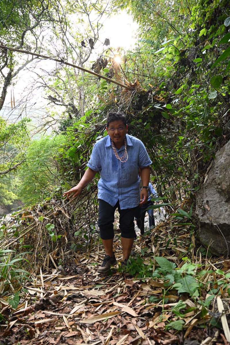 SangmaConrad's tweet photo. To start the process of the Pilot Project on Payment for Ecosystem Services (PES) Approach for Restoration of Ganol Catchment announced today, I visited the site of the catchment area at Ganol.
@byadavbjp @moefcc https://t.co/wLmQZNGSzn
