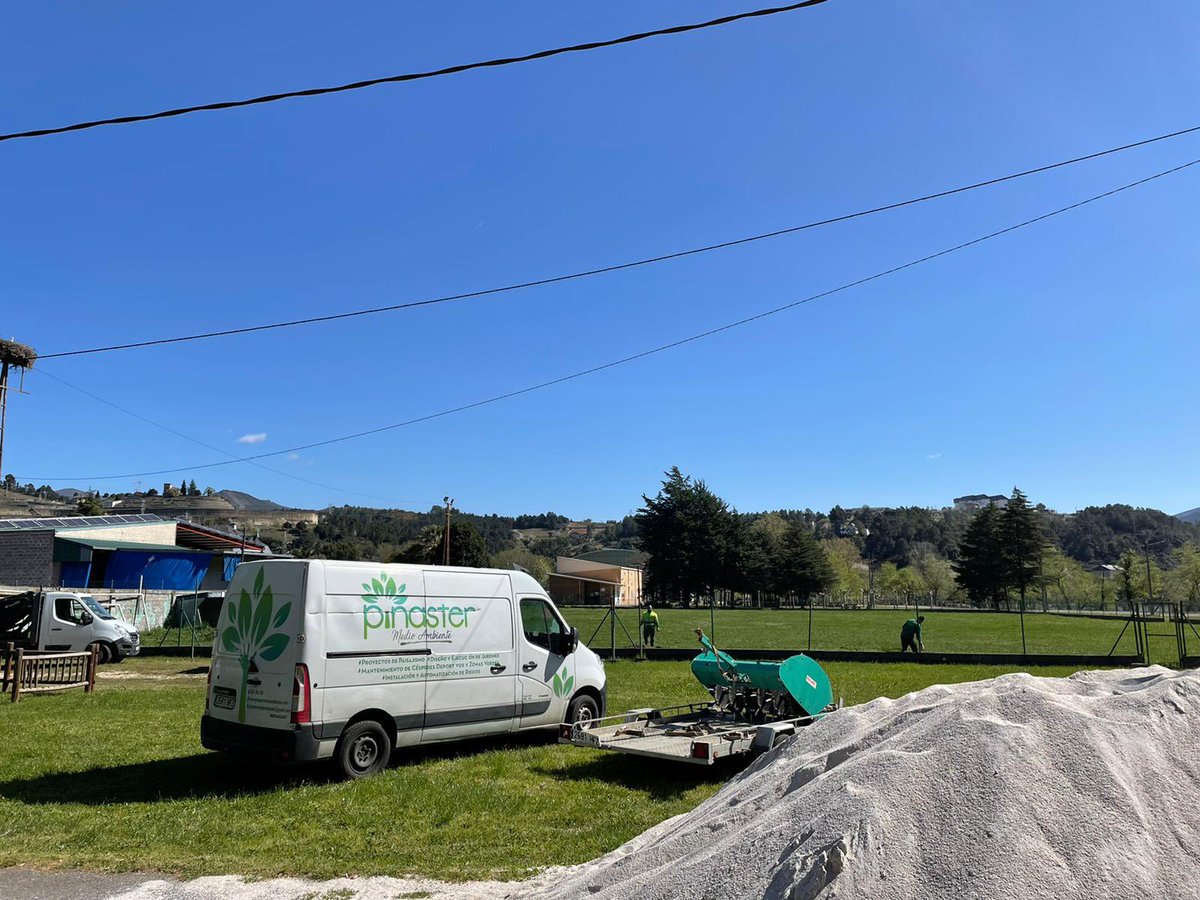 Comienzan las obras en 'O Bañadoiro'.

#EnMarchaCDCorgomo. 💪💚🤍