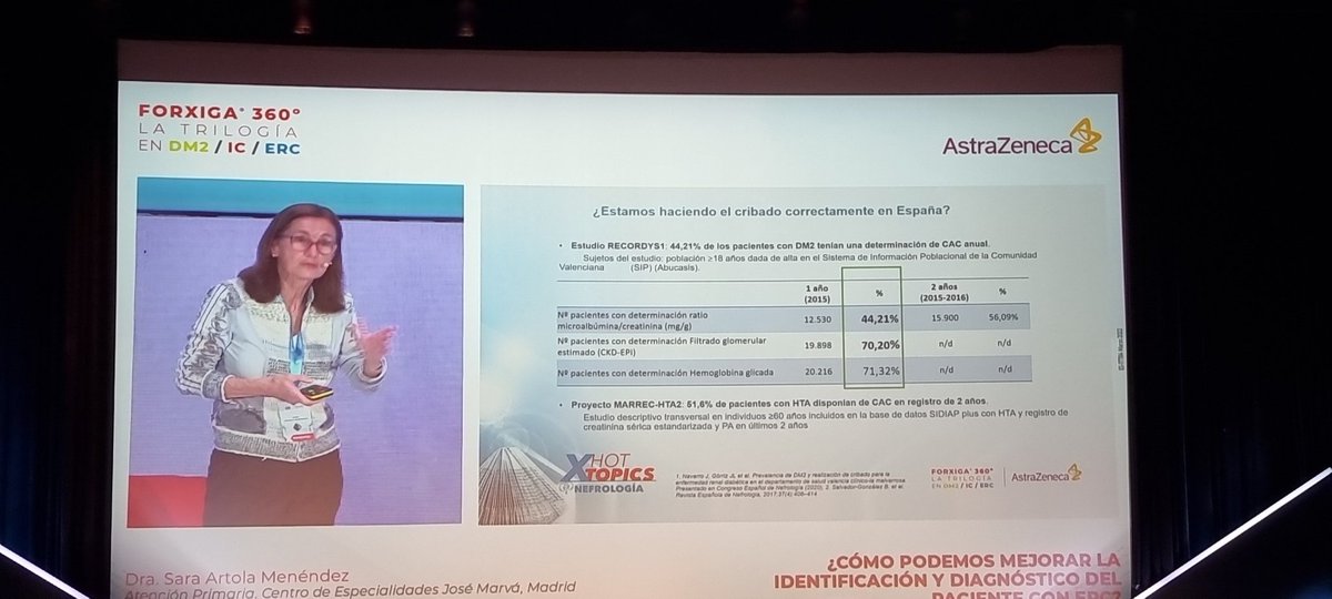 noeliafbrufal's tweet photo. Dr Sara Artola: hay que codificar, identificación activa, en registros hospitalarios y en historias de  #atencionprimaria. Datos europeos, datos de Alumbra...: no pedida MAL ni FG en DM2 en gran porcentaje.
No silenciar la ERC
#redgdps https://t.co/XA6eHjzHxN