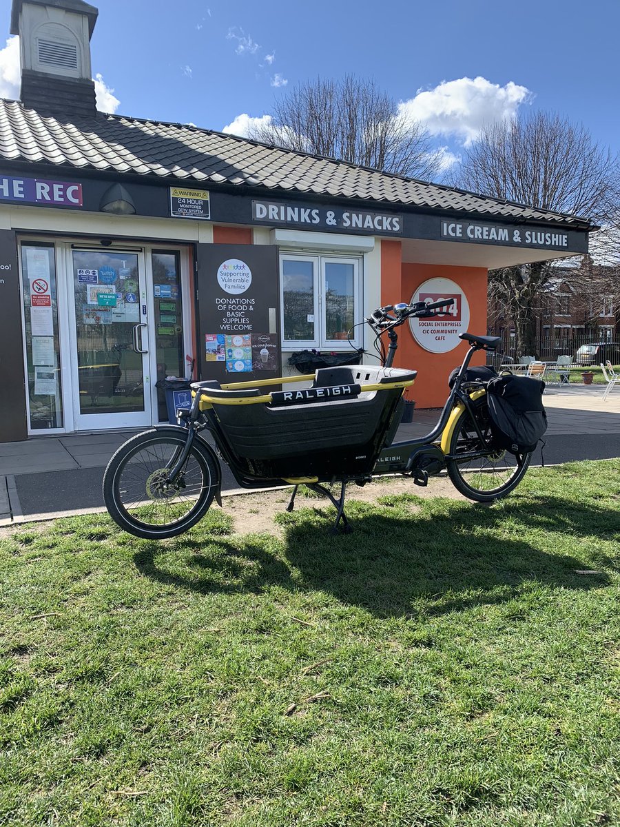 EcargoC's tweet photo. The @RaleighBikes_UK #Stride2 #family #ecargobike in the Colchester sunshine! We are out supporting National Standard Cycle Training today. https://t.co/Pph8yCX0mg