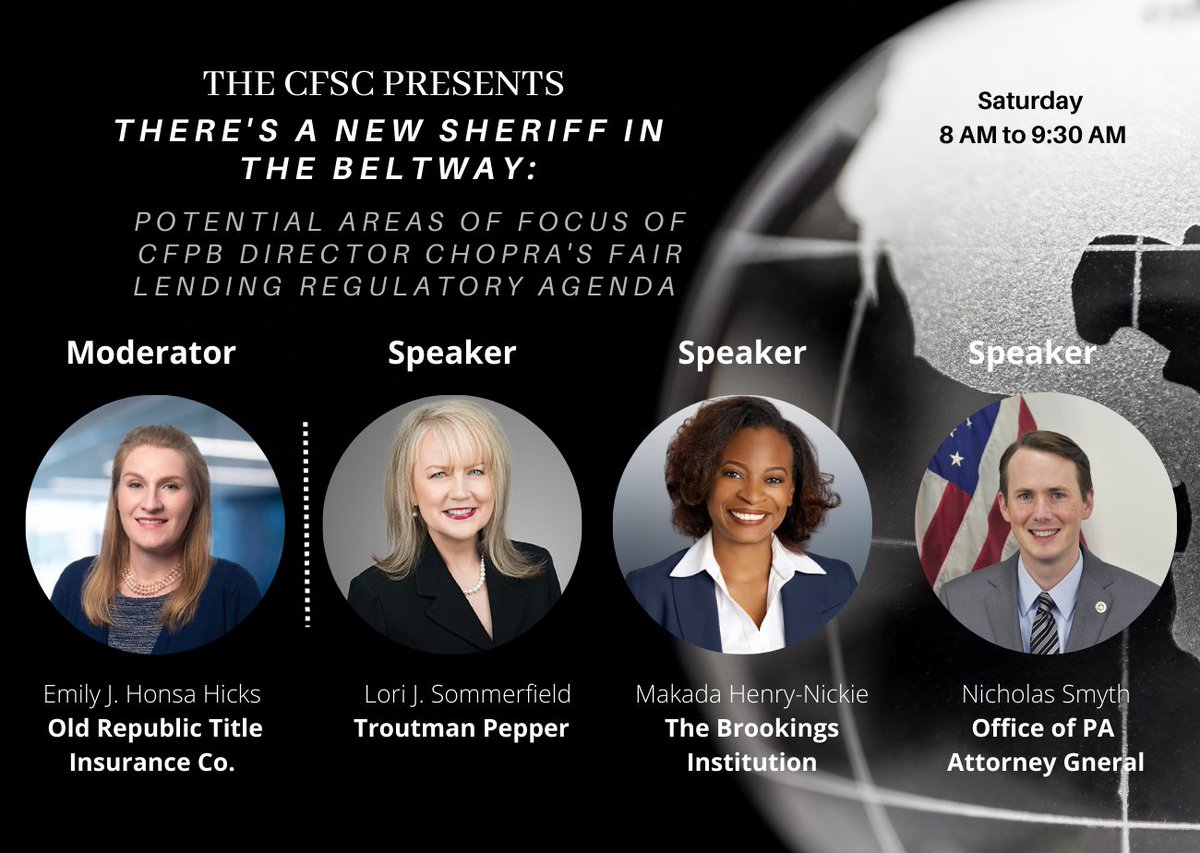 ABABusLaw_CFSC's tweet photo. Join us at 8 AM for the Fair Access to Services Subcommittee's program on fair lending. 

#BLSSpring2022 #Atlanta #SpringMeeting #Hybrid #Inperson #Law #Lawyer #LegalCommunity #Associate #Atlanta #Virtual #HyattRegency https://t.co/F9UyLRY9xK
