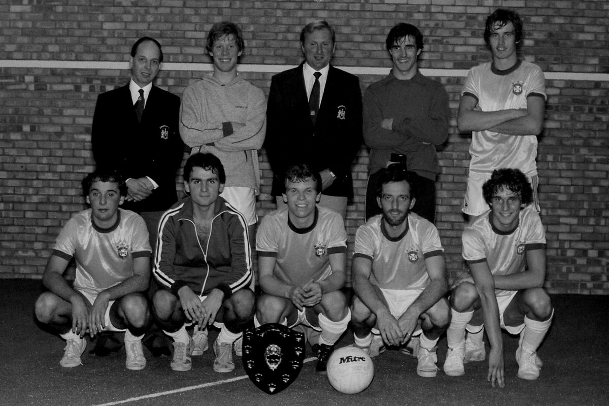 Corinthian's triumphant 5-a-side team from the opening of the Sports Club building, early 1980's. Tenuous World Cup link given yesterday's draw. Interesting choice of kit! All the best for the Hoops visit to Chichester City today.
