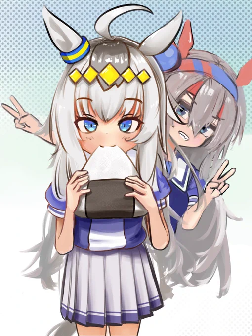 オグリキャップとタマモクロス #ウマ娘プリティダービー  #ウマ娘 