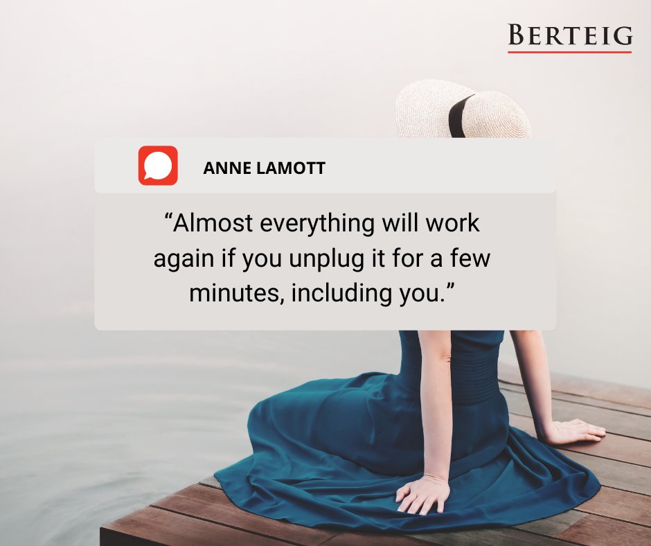 “Almost everything will work again if you unplug it for a few minutes, including you.” -Anne Lamott Happy Saturday everyone! Enjoy your Weekends! #quotes #weekends #saturday #berteig #RealAgility #manager #teams #work #home #relax #destress