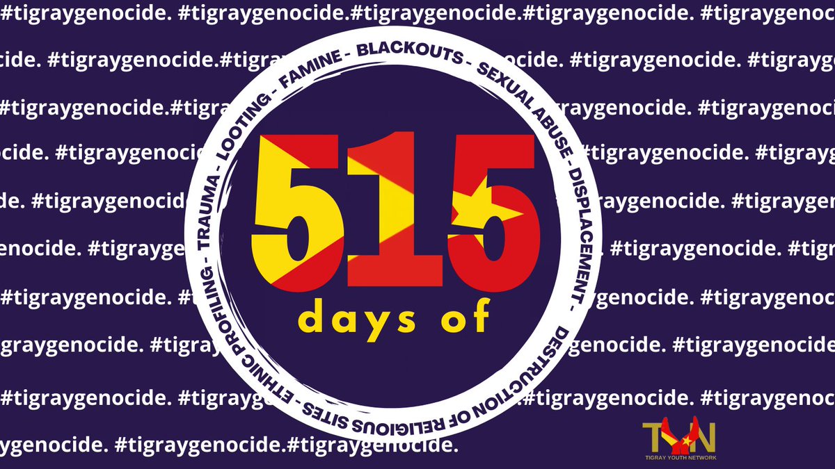 tigrayyouthntwk's tweet photo. Day 515 of #TigrayGenocide 

Please continue to amplify our twitter campaign for Tigrayan migrants in Saudia Arabia who have experienced horrific abuse in Saudi custody and now face forced deportation back to Ethiopia where they are unlawfully held &amp; prosecuted #RefugeesNeedHelp https://t.co/9E0hTjp8Qe