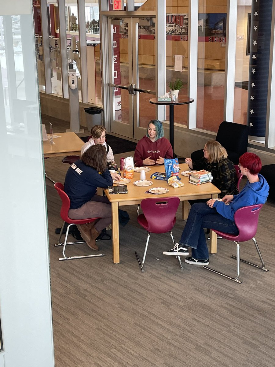 Big week for library events! 📚Two battle of the books competitions and book club. We enjoy our awesome students so much! #read