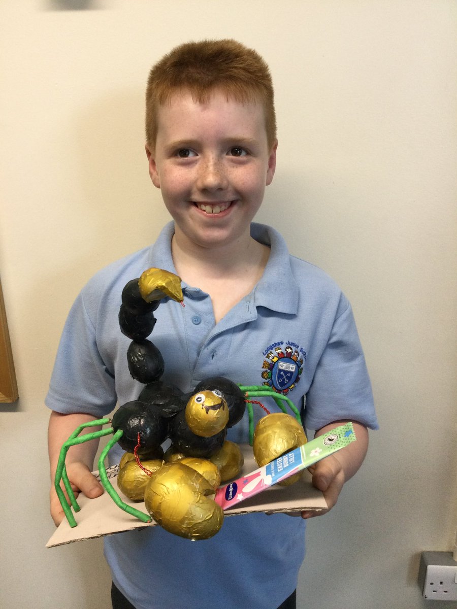 Class3wade's tweet image. Well done to everyone who took part in our Easter Egg competition, superb entries.
The winner from our class was Jack!