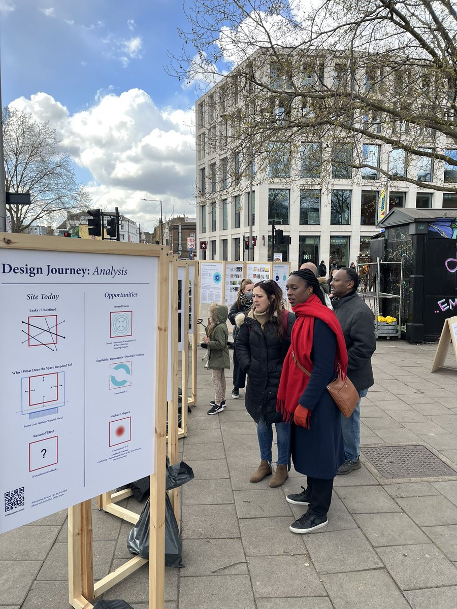 Sarina73's tweet photo. Great to stop by the #EmmaCons consultation exhibition in @Waterloo_Labour with @FloEshalomi https://t.co/J76XFRHoBr