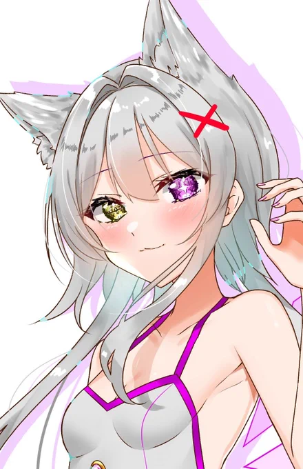 描き下ろし用イラスト レイア #創作  #イラスト 