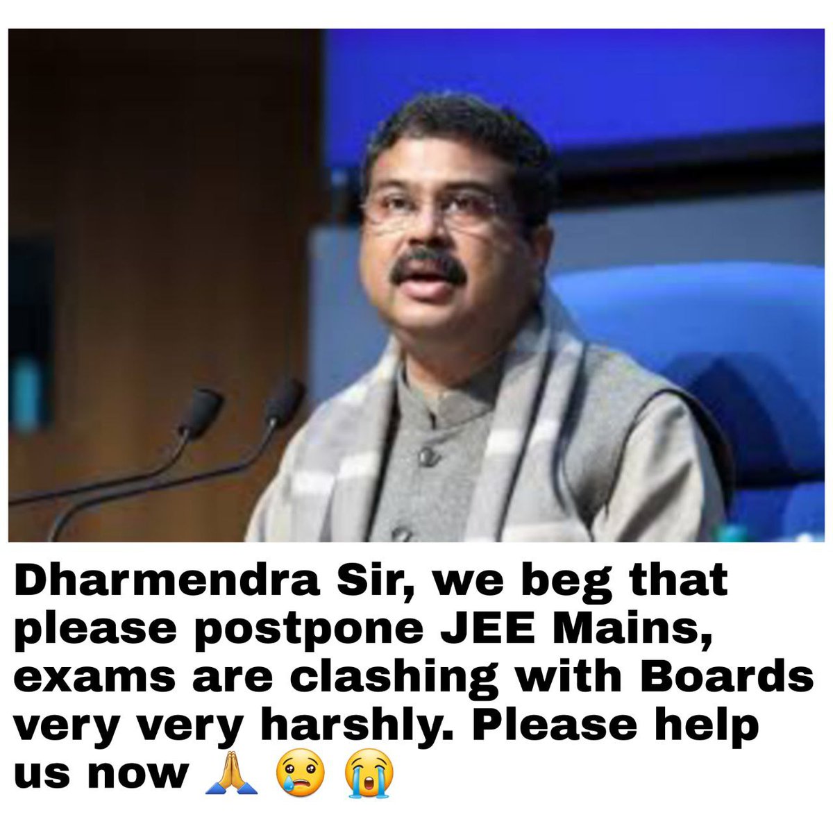 Kaviyad67043813's tweet photo. #JEEStudentsWantJustice
#PostponeJEEMains2022 @dpradhanbjp
@DG_NTA @EduMinOfIndia
@narendramodi @TOIIndiaNews @CNNnews18 @narendramodi @BBCHindi @vani_mehrotra https://t.co/LDUqVxHzdb