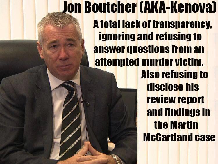McGartland_'s tweet photo. 2⃣ 'reviews' of my cases and both reports &amp; the findings continue to be covered up from me by Jon Boutcher [ Mr Kenova ] &amp; Op Kenova;   
- Boutcher 1 'review' of my 1991 PIRA 'nutting squad' kidnapping1991;

- Op Kenova / Boutcher 2 'review' of my 1999 PIRA shooting #TotalCoverUp https://t.co/MJchnDryHo