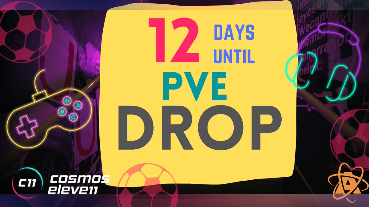 Cosmos_E11even's tweet image. 🔥 #C11COUNTDOWN EVENT 🔥
🚀 PvE GAMEPLAY COMING SOON

⚽️REWARD: STRIKER PACK
⚽️RULES:  ✅FOLLOW US
                      ✅LIKE &amp;amp; RETWEET
⚽️ 🔥 WIN 🔥

#NFTGiveaways #NFTGiveaway #PlayToEarn #P2EGame #NFTdrop