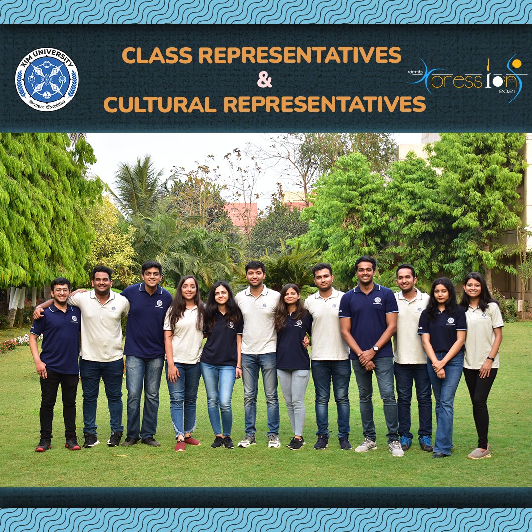 ximb_xpressions's tweet photo. XIM, Bhubaneswar extends its vote of thanks to its Class Representatives and Cultural Representatives for the excellent execution of Xpressions '21.
#CR #Culrep #team #activities #XIM #Xpressions21 https://t.co/dcmltff8XP