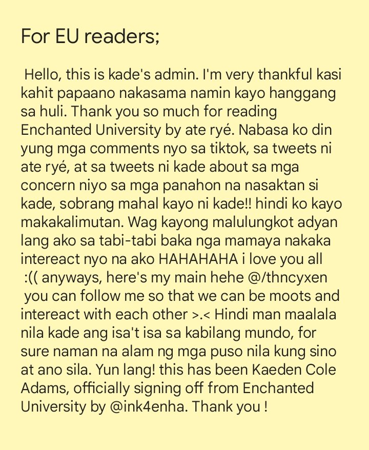 _coleadams's tweet photo. hello, please read. i love you all! https://t.co/Dq6Tnx8gYl