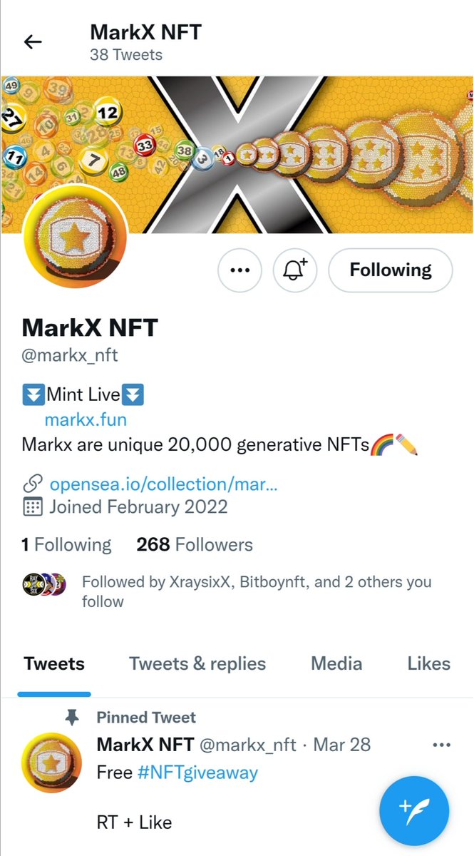 XraysixX's tweet photo. The special edition of Markx ๐๐๐
้พ็ Dragonball ๐๐๐
Collect all now๐๐๐
buy link๐
https://t.co/MOpPYUfRFG
(2 Matic / $2.8 USD / $22 HKD)
https://t.co/M6AzK6szDI
https://t.co/tWfOdKqYZK
#markx #LUCKYBALL #NFTS #NFT #markxnft
#mark #matic #luckynumber #luckynumber https://t.co/65K3GPKtf0