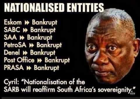 ringothebaptist's tweet photo. @LadyhawkAnnie @adrubosch #VoetsekANC
#ANCMustFall
#VoetsekEFF
#VoetsekSACP
#VoetsekCOSATU
#VoetsekBBBEE
#VoetsekAA
#VoetsekEWC
#eNCAMUSTFALL
*ManyBlacksConcur! https://t.co/DVrSr35BAq