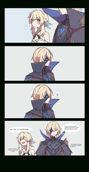 This is me staring at Dainsleif throughout the archon quest getting jealous of my abyss twin 😶
#GenshinImpact #Lumine #Dainsleif 
