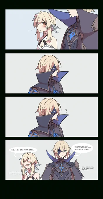 This is me staring at Dainsleif throughout the archon quest getting jealous of my abyss twin 😶
#GenshinImpact #Lumine #Dainsleif 