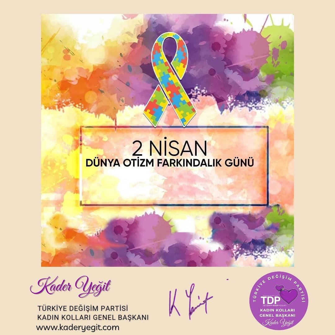 Göz teması kuramayabilirim ama yüreğini hissederim
Otizm eksiklik değil farklılıktır
Otizmin farkındayız ve Onların yanındayız
Farkındalık demek bilmek,olduğu gibi görmek,anlayışlı bir tutum geliştirmektir

<a href="/M_Sarigul/">Mustafa Sarıgül</a> 
@TDP_turkiye 
<a href="/TrOtizmMeclisi/">Türkiye Otizm Meclisi</a> 
#otizm 
#OtizmeKırmızıIşıkYak