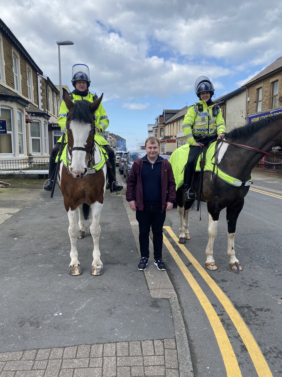 JBoothroyd1's tweet photo. @MakeAWishUK thanks so much for making this young man’s day, such a special day out @BlackpoolPolice https://t.co/yQV7XwwcVo