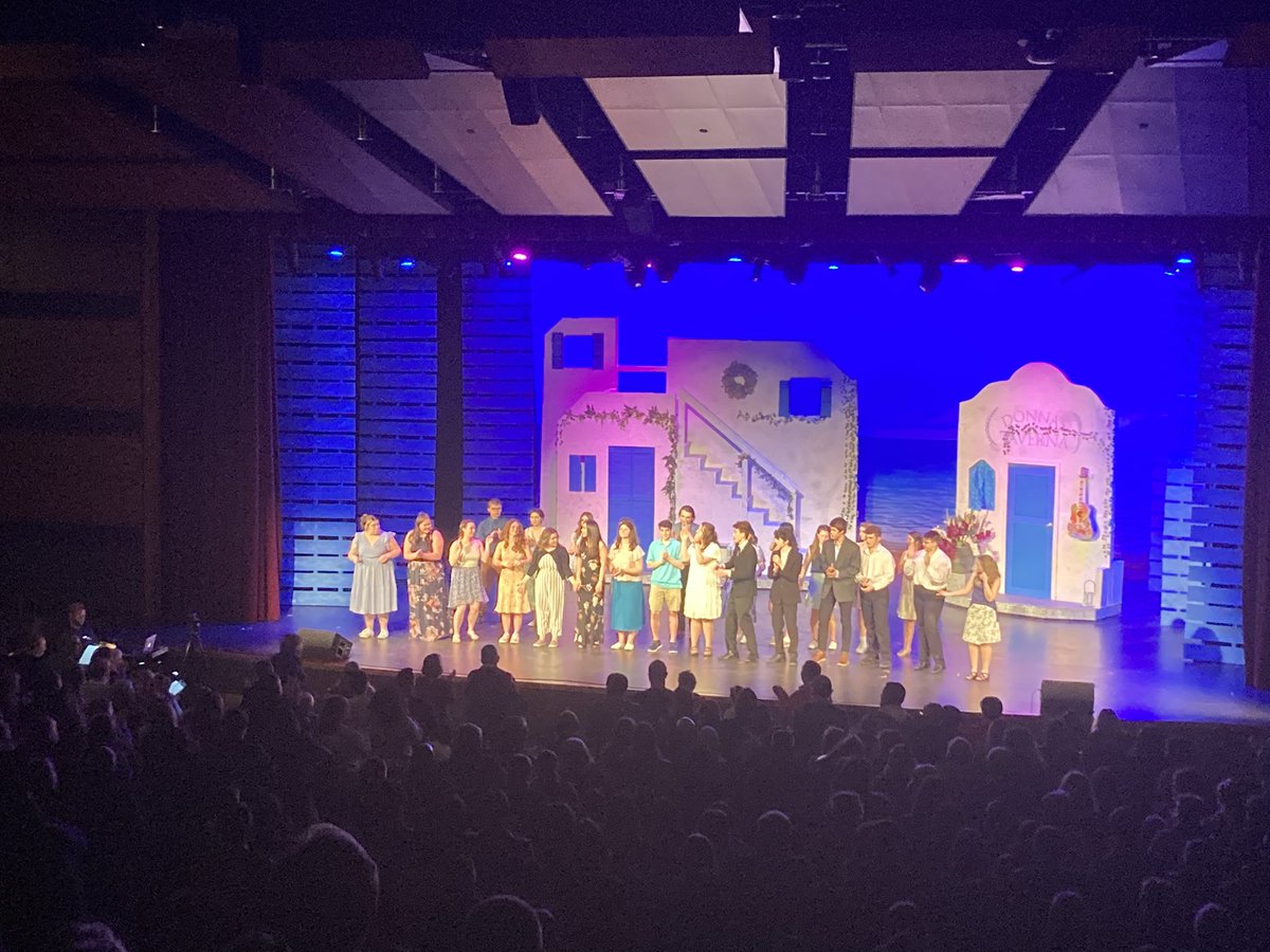 What a great show last night! Incredible performance by our students and staff on MommaMia #GoSpartans