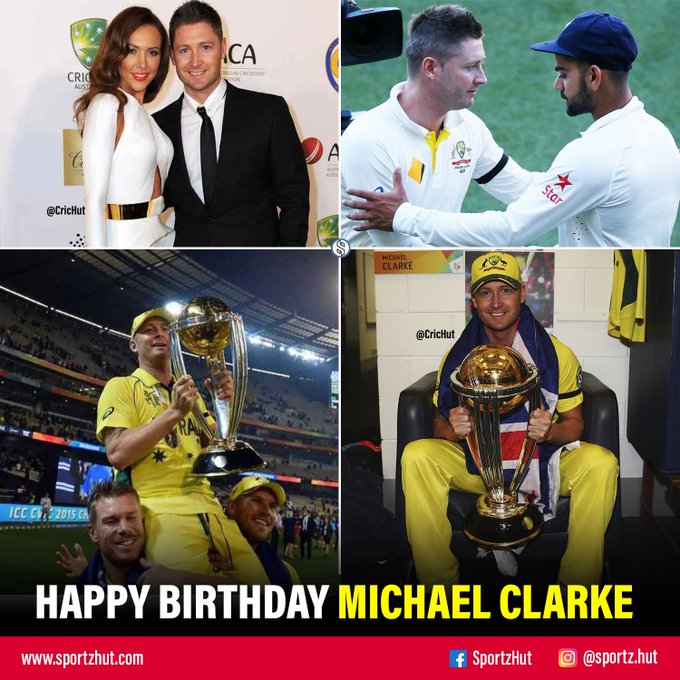 Happy Birthday to Aussie legend Michael Clarke       