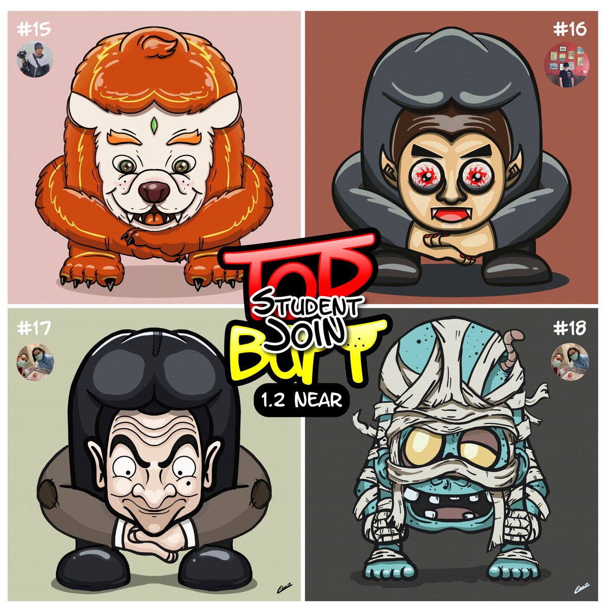 GorraDraw's tweet photo. My Student ART very cute ^^
#nft #parasnft #near #NFTCommmunity #NFTCommumity #NFTcollections https://t.co/h6hCNvJBc3