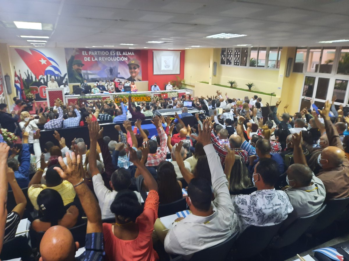 yetercita's tweet photo. En los primeros momentos de la Asamblea Privincial del #PCC en #Camagüey, fueron aprobadas las Comisiones de Documentación y Mandato. Seguidamente los delegados votaron de manera directa y secreta por los miembros del Comité Provincial del #Partido para la nueva etapa de trabajo. https://t.co/4JjtS4QY4L