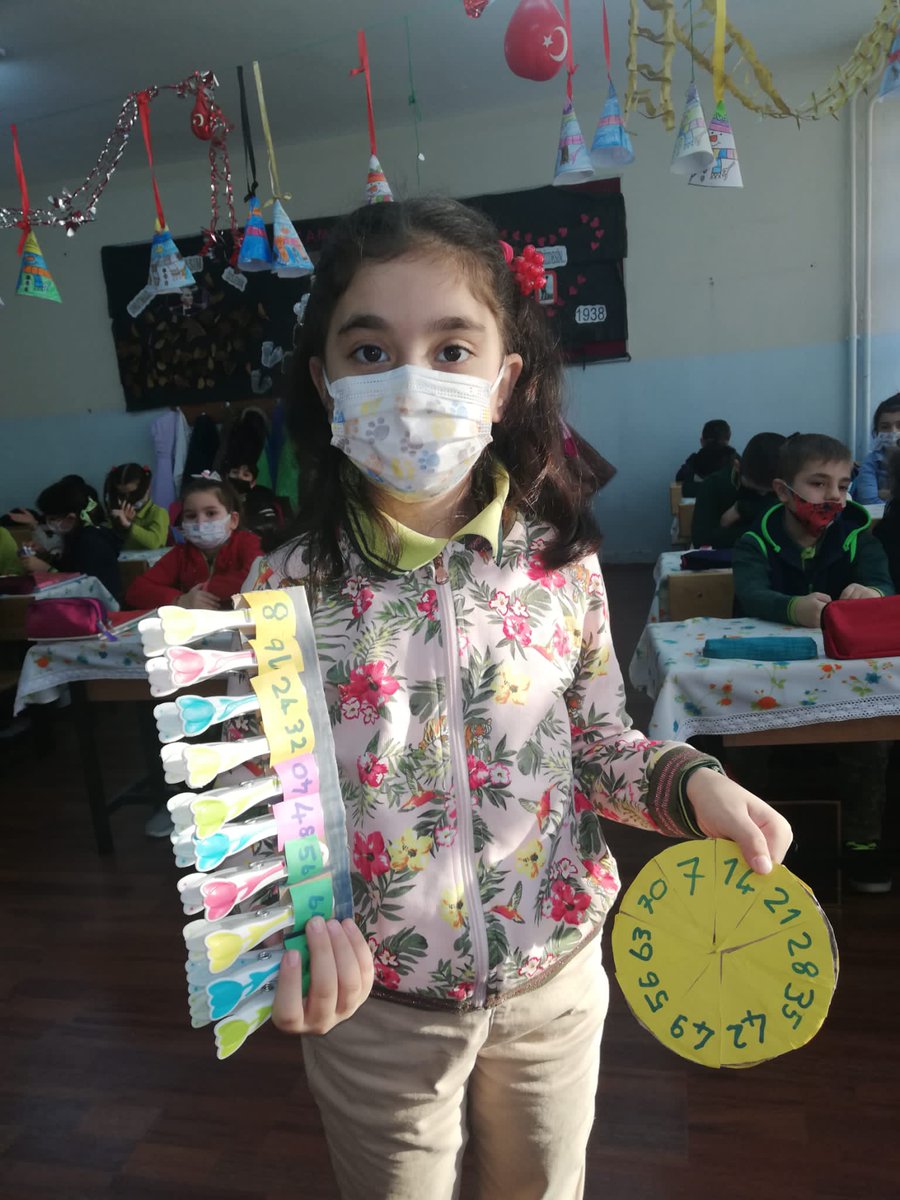 2-D Sınıfı öğrencileri öğretmenleri Nesrin Önem'in rehberliğinde hazırladıkları çarpım tablosu materyali ile eğlenerek öğreniyorlar. <a href="/tcmeb/">Millî Eğitim Bakanlığı</a> <a href="/memleventyazici/">Levent Yazıcı</a> <a href="/istanbulilmem/">İstanbul İl Millî Eğitim Müdürlüğü</a> <a href="/mucipkina/">Mucip KINA</a> <a href="/FatihilceMEM/">Fatih İlçe Millî Eğitim Müdürlüğü</a>