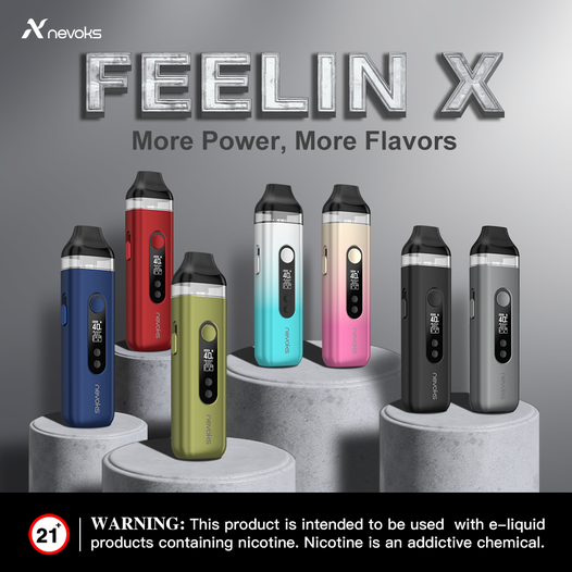 nevokstech on Twitter: "How many Feelin X pod kits have you been planning  to add to your collection? 😉 .⁣ .⁣⁣⁣⁣⁣⁣#nevoksfeelinx #SPLCOIL #nevoks  ⁣⁣⁣⁣⁣#feelinx .⁣⁣⁣ WARNING: You must be of legal age