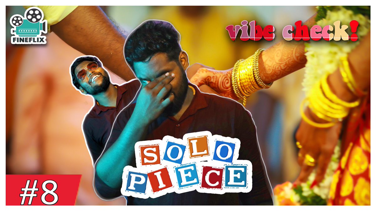 FineFlix_Offl's tweet photo. Hello Makkale😍 Nammaloda adutha video from SoloPiece is ready...🔥Vibing video..is out Now...💥miss pannama parunga..❤️
#solopiece #fineflix #marriagecomedy #vibepanalam #vaanga #BeastModeON @FineFlix_Offl @Joel_Peter__ @AlbinTerrance @Alan_d_Rew 
Link👇🏻
https://t.co/E14dyzDVl7 https://t.co/MEwrEWdMo0