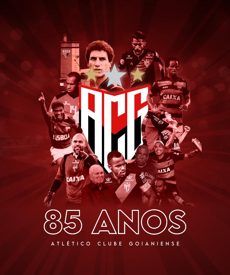 85 anos de histórias, lutas, conquistas e muita tradição! PARABÉNS, ATLÉTICO CLUBE GOIANIENSE! ❤️🖤🇹🇹8️⃣5️⃣ #ACG85 #DRAGÃO