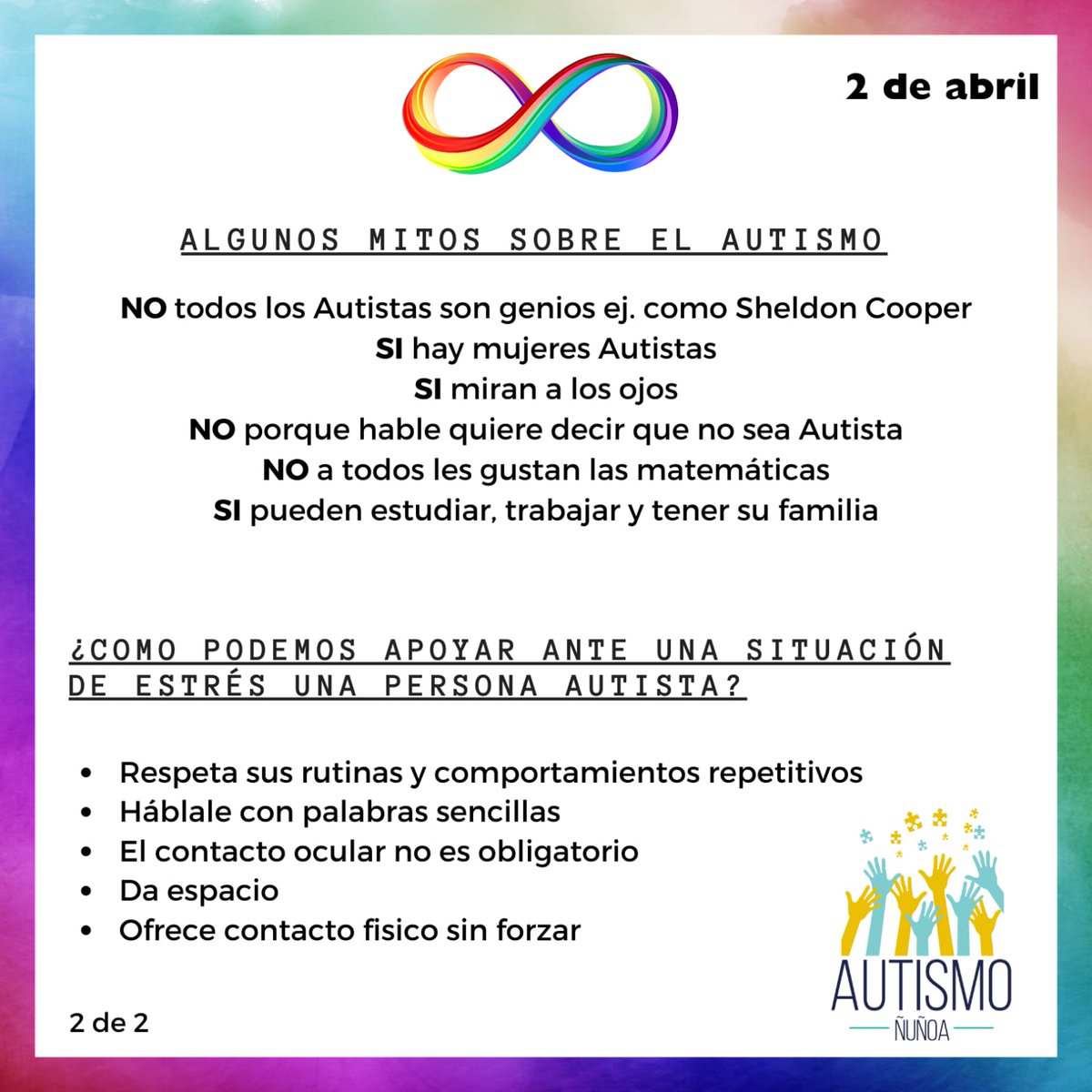 autismo_nunoa's tweet photo. En el #DíaMundialdelaConcenciaciónSobreelAutismo Concientizacion quiere decir saber que estoy aquí 💙💙💙 https://t.co/cSKTr75gib