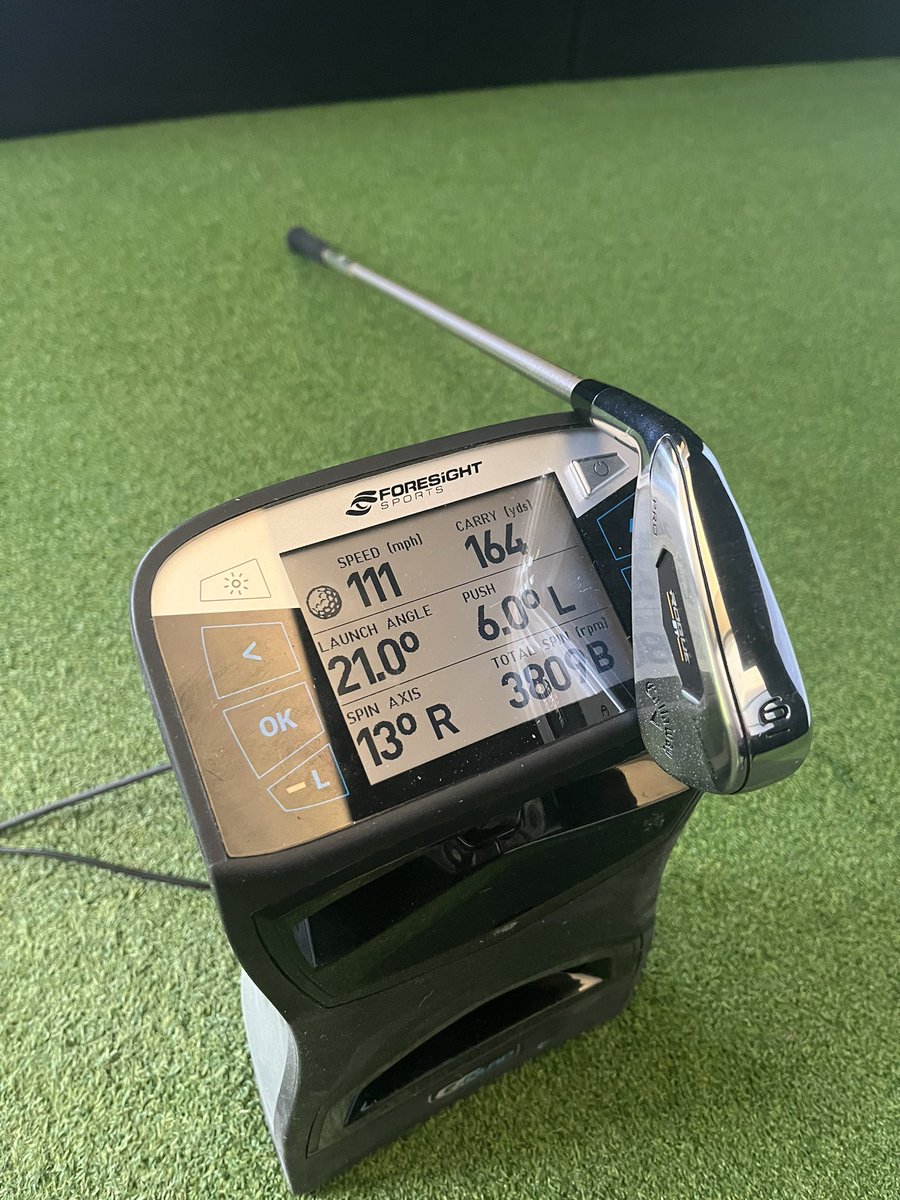 mpberniergolf's tweet photo. Numbers don’t lie!! These iron’s are incredible thanks BOOM @CallawayGolf @BruceCarroll11 @jean_pich https://t.co/WY74u3WBeX