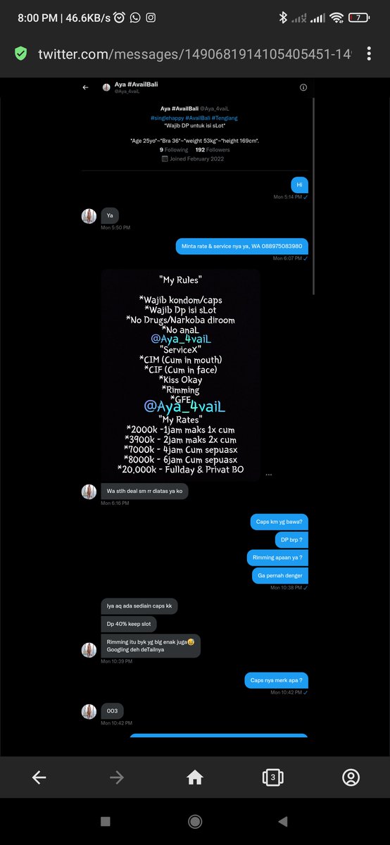 Rockalter88's tweet photo. PENIPUAN OPEN BO @Aya_4vaiL !!! 
HOBINYA JILAT ANUS !!! 💩💩💩
#singlehappy #AvailBali #Tenglang
#angelbali
#openbobali 
#AvailBali 
#bobali https://t.co/OPRkcn5nK0
